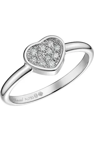 Chopard Akcesoria, Kobieta, Biały, ONE SIZE, My Happy Hearts Gold Diamond Ring