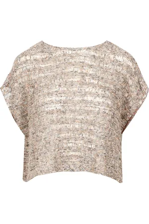 Gran Sasso Swetry, Kobieta, brązowy, M, Round-neck Knitwear