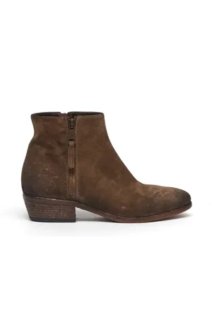 Strategia Buty, Kobieta, brązowy, 37 1/2 EU, Zamsz, Zamszowa But Bootie