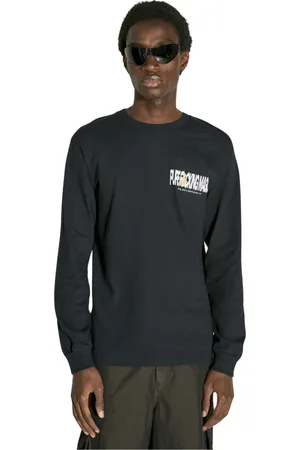 BOILER ROOM Koszulki, Mężczyzna, Czarny, S, Long Sleeve Tops
