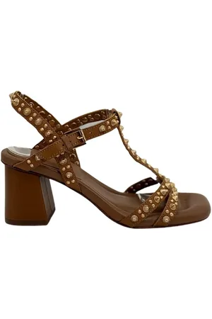 Ash Buty, Kobieta, brązowy, 37 EU, Janice Brązowy Skórzany Sandał