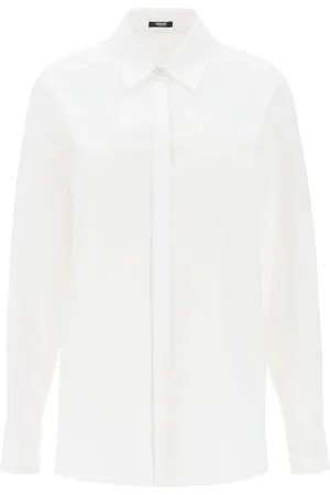 VERSACE Bluzki, Kobieta, Biały, S, Blouses Shirts