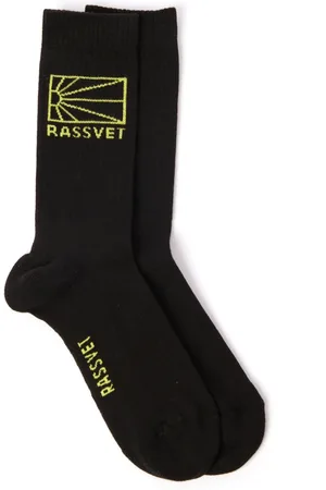 Rassvet Bielizna, Mężczyzna, Czarny, S, Bawełna, Organiczna Bawełna Logo Szczegół Skarpetki