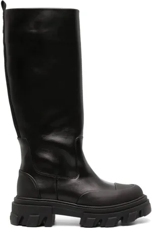 Ganni Buty, Kobieta, Czarny, 41 EU, High Botki