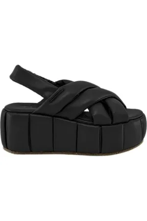 THEMOIRÈ Buty, Kobieta, Czarny, 37 EU, Flat Sandals