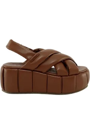 THEMOIRÈ Buty, Kobieta, brązowy, 41 EU, Flat Sandals