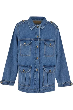 Blazé Milano Kurtki, Kobieta, Niebieski, S, Denim, Denim Kurtki