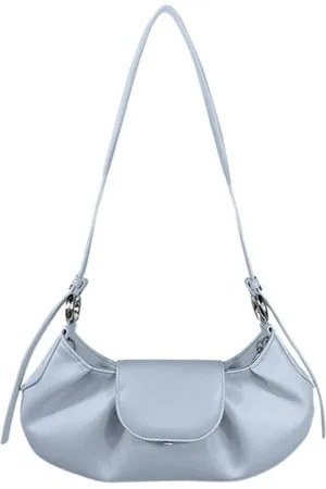 THEMOIRÈ Torebki, Kobieta, Niebieski, ONE SIZE, Vegan Fabric Tormaline Clutch Torba