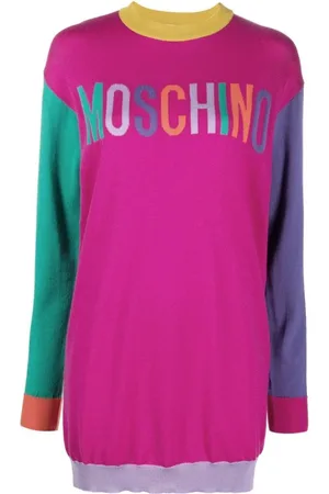 Moschino Sukienki, Kobieta, Wielobarwność, M, Short Sukienki