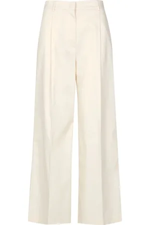 Mauro Grifoni Spodnie, Kobieta, Beżowy, M, Wide Trousers