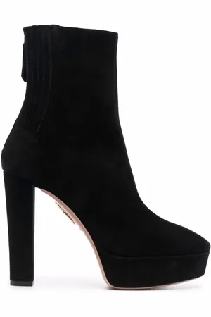 Aquazzura Buty, Kobieta, Czarny, 40 EU, Ankle Botki