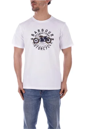 Barbour Koszulki, Mężczyzna, Biały, S, T-Shirts
