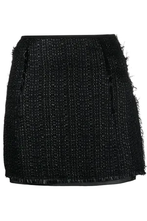 Lanvin Spódnice, Kobieta, Czarny, M, Nylon, Skirts