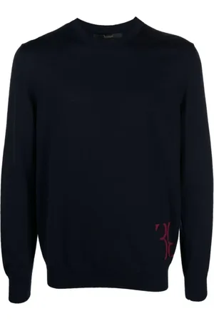BILLIONAIRE Swetry, Mężczyzna, Niebieski, L, Polo Shirts