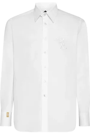 BILLIONAIRE Koszule, Mężczyzna, Biały, XL, Long Sleeve Tops