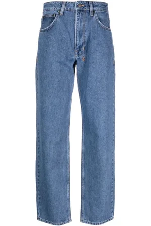 KSUBI Jeansy, Kobieta, Niebieski, W29, Denim, Niebieskie Jeansy o prostym krojuy Brooklyn Heritage