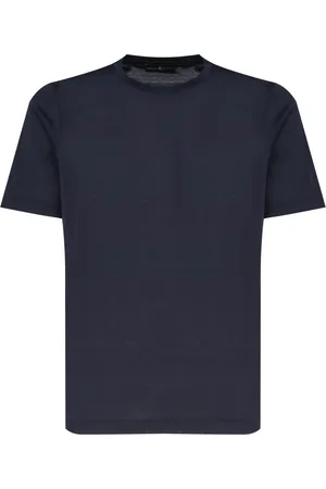 Giuliano Galiano Koszulki, Mężczyzna, Niebieski, 4XL, T-Shirts
