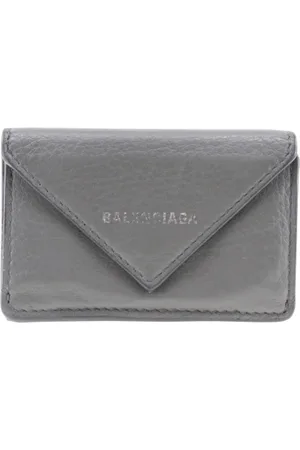 Balenciaga Pre-owned, Kobieta, Szary, ONE SIZE, Skóra, Pre-owned skórzane portfele
