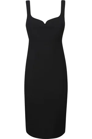 Victoria Beckham Sukienki, Kobieta, Czarny, S, Midi Sukienki