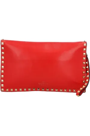 VALENTINO Pre-owned, Kobieta, Czerwony, ONE SIZE, Skóra, Pre-owned Leather clutches