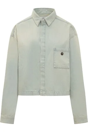 AMBUSH Bluzki, Kobieta, Niebieski, XS, Denim, Denim Shirts