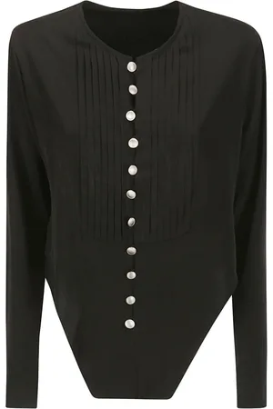 YOHJI YAMAMOTO Koszulki, Kobieta, Czarny, L, Body