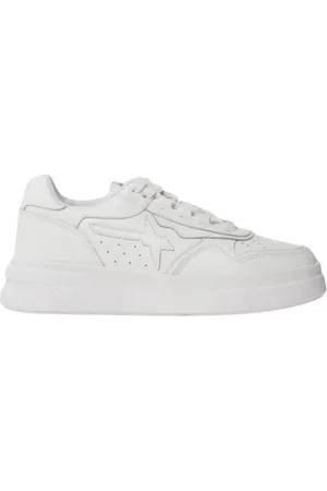 W6YZ Buty, Kobieta, Biały, 38 EU, Zamsz, Sneakers