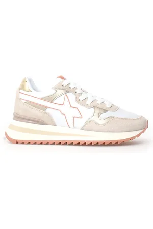 W6YZ Buty, Kobieta, Beżowy, 37 EU, Zamsz, Sneakers