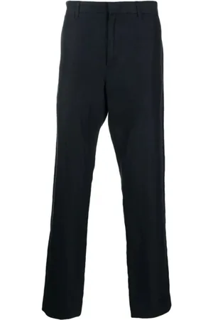 Vince Spodnie, Mężczyzna, Niebieski, W30, Straight Trousers