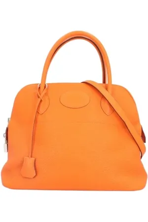 Hermès Pre-owned, Kobieta, Pomarańczowy, ONE SIZE, Skóra, Pre-owned skórzane torby na ramię