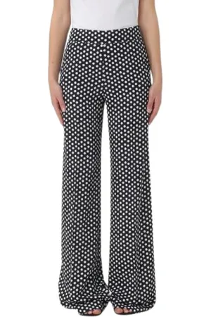 PT01 Spodnie, Kobieta, Wielobarwność, L, Wide Trousers