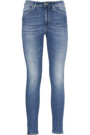 Dondup Jeansy, Kobieta, Niebieski, W33, Bawełna, Skinny Jeansy