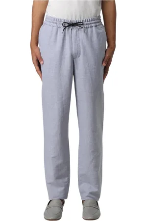 Sease Spodnie, Mężczyzna, Niebieski, M, Straight Trousers