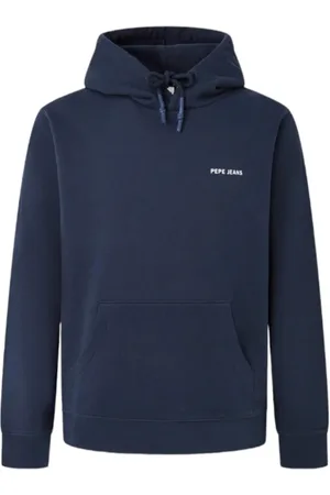 Pepe Jeans Bluzy, Mężczyzna, Niebieski, 2XL, Bluzy z kapturem