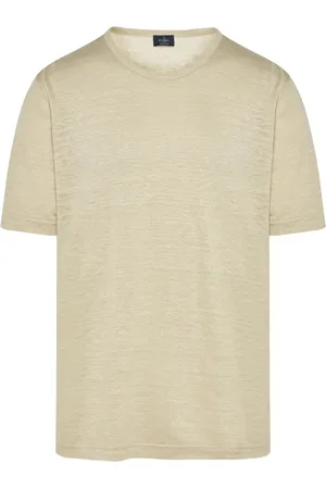 BARBA Koszulki, Mężczyzna, Beżowy, M, T-Shirts