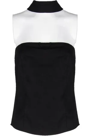 VIVETTA Koszulki, Kobieta, Czarny, S, Sleeveless Tops
