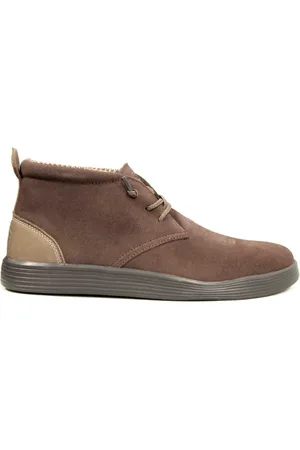 Hey dude Buty, Mężczyzna, brązowy, 40 EU, Zamsz, Brązowy But Chukka z Zamszu