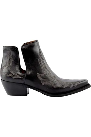 Zoe Buty, Kobieta, Czarny, 37 EU, Czarne Buty Texano Vitello