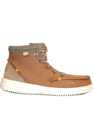 Hey dude Buty, Mężczyzna, brązowy, 42 EU, Skórzany But Z Koziej Skóry Brązowy