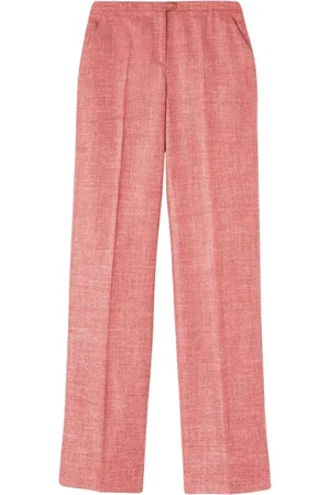 Agnona Spodnie, Kobieta, Różowy, XL, Trousers