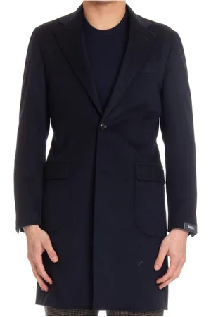 BARBA Płaszcze, Mężczyzna, Niebieski, M, Coats