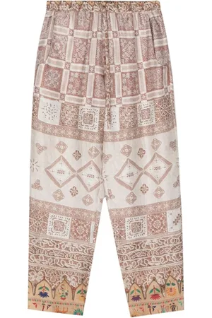PIERRE-LOUIS MASCIA Spodnie, Kobieta, Beżowy, L, Wide Trousers