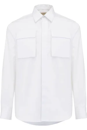 Alexander McQueen Koszule, Mężczyzna, Biały, S, Formal Shirts