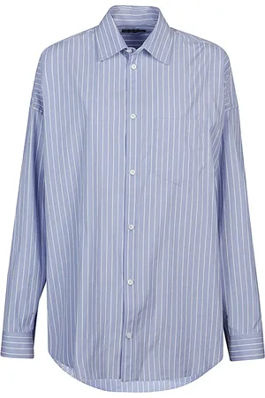 Balenciaga Koszule, Kobieta, Wielobarwność, S, Len, Stylowe Koszule
