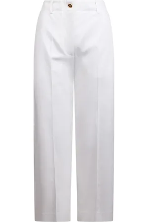 Patou Spodnie, Kobieta, Biały, S, Wide Trousers