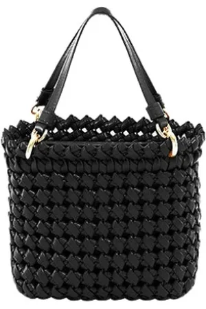 THEMOIRÈ Torebki, Kobieta, Czarny, ONE SIZE, Czarna Kokardy Clutch Bag