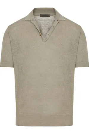corneliani Koszulki, Mężczyzna, Szary, L, Polo Shirts
