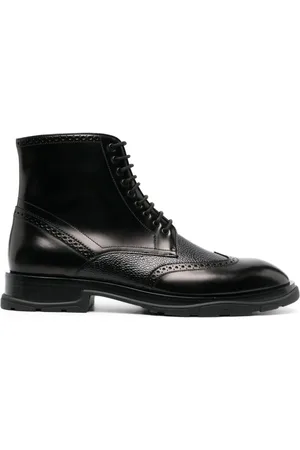 Alexander McQueen Buty, Mężczyzna, Czarny, 41 EU, Lace-up Botki