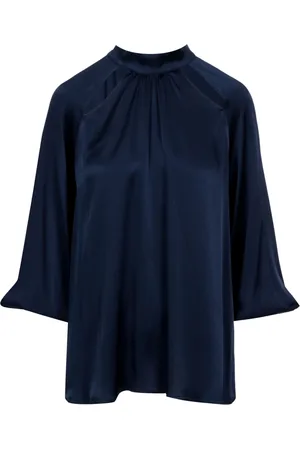 SEMICOUTURE Bluzki, Kobieta, Niebieski, S, Blouses