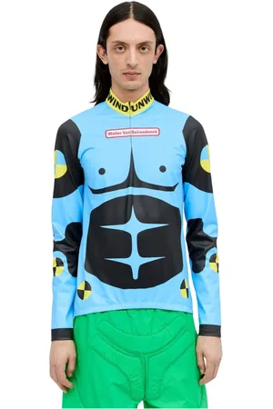 WALTER VAN BEIRENDONCK Koszulki, Mężczyzna, Niebieski, S, Tops